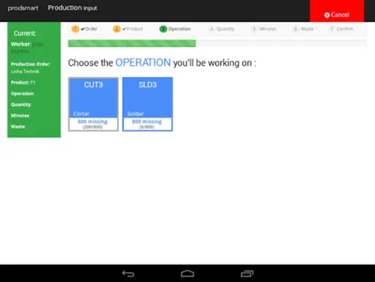 Prodsmart android App screenshot 0